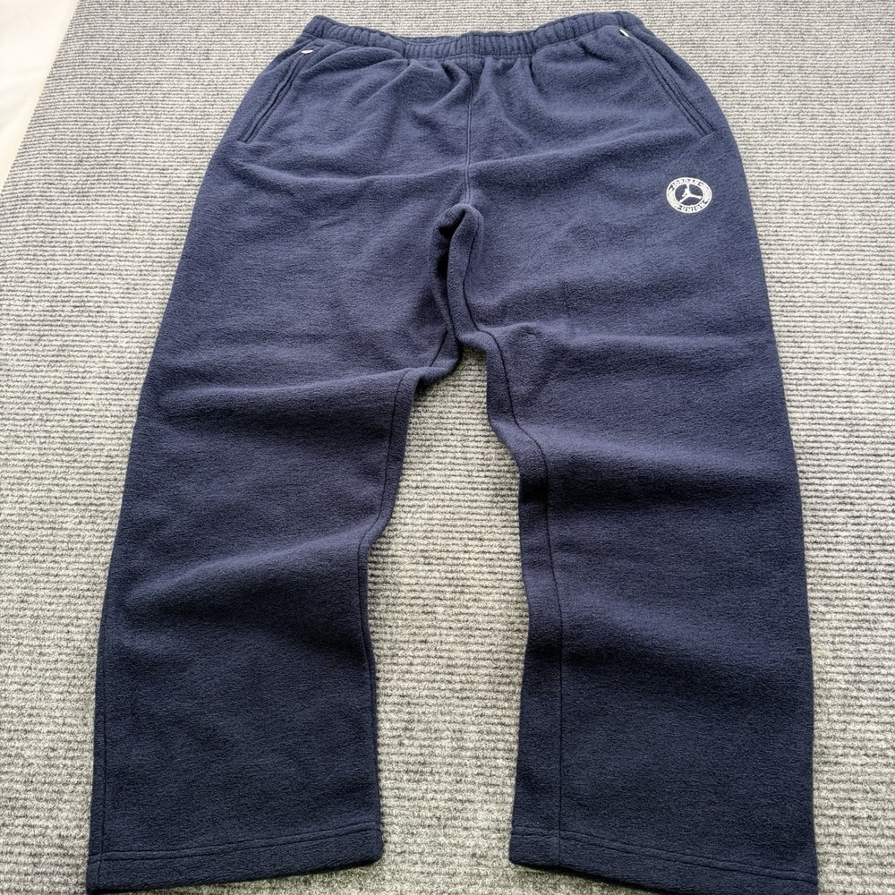 Air Jordan x UNION LA Logo Track Pants Men's Size‎ 3XL Tall Navy Wool DV7353-419